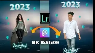 Happy new year photo editing 2023|Happy new year 2023 photo editinglPicsArt photo editing #youtube