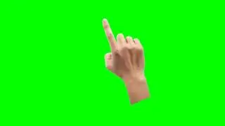 hand with clicking effects 👈 Green screen video free download - Free copyright