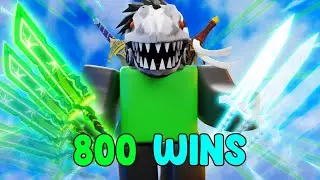 This Is What 800 WINS On Roblox Blade Ball Looks Like...