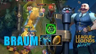 BRAUM WITH 31 ASSIST!!! EASY SHIELD BLOCK! | WILD RIFT