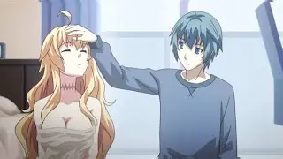 (Dies Irae) Ren poking Marie