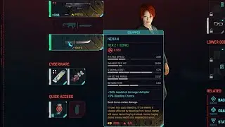 Cyberpunk 2.0 New Iconic Knife Nehan From Saburo Arasaka