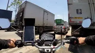 Corredor insano Avenida Brasil RJ. filmagem com Gopro hero 3 microfone original 