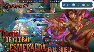 MANIAC !!! 90,4% Current Win Rate | Skin OFF Skills ON | Top Global Esmeralda - Mobile Legends