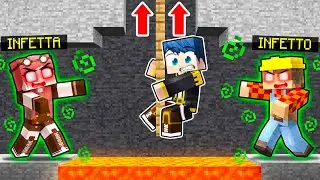 MI NASCONDO DAI MIEI AMICI INFETTI SU MINECRAFT!