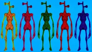 Team Hulk VS Green Siren Head VS Blue Siren Head VS Red Siren Head VS Purple Siren Head