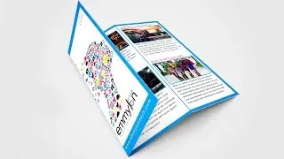 Tri Fold Brochure Design Layout | Adobe Illustrator (#SpeedArt)