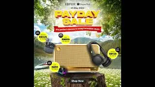 🌿🎧 Edifier x Shopee Payday Sale! 🎧🌿