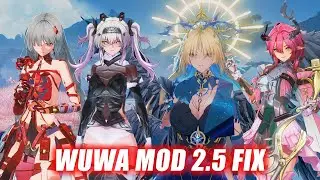 WuWa Mod Fix For Version 2.5 (How To Fix Mods After 2.5 Update) Wuthering Waves 2.5 Mod