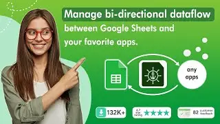 🔁 Manage bi-directional dataflow between Google Sheets and your favorite apps 💡