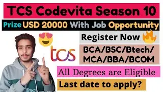 TCS Codevita 2022 | TCS Codevita season 10 | How to register for TCS Codevita | TCS job opening 2022