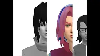 [Sims 4]  Create a sim - Sakura Uchiwa (With CC)
