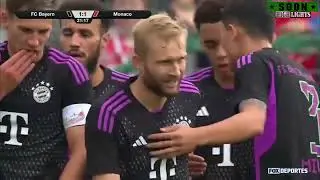Bayern München vs AS Monaco 3-1 - Club Friendly - All Goals & Half Time Highlights - 2023