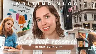 Write a Book With Me in NYC // Writing Vlog ✍️