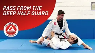 Pass from deep half guard | BJJ Techniques | Gracie Barra Carlton