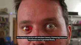 Man Replaces Lost Eye with Wireless Camera, Pioneering Future of Prosthetics and Augmented Reality