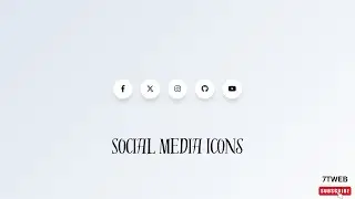 How to Create Stunning Social Media Icons with HTML and CSS | Web Development Tutorial
