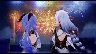 Happy New Year edit | Ganyu | Целый мир освещает твои глаза