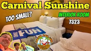 Carnival Sunshine | Interior Room Full Tour