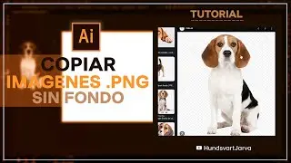 CÓMO COPIAR IMÁGENES PNG (SIN FONDO NEGRO) DE GOOGLE EN ILLUSTRATOR @HundsvartJarva