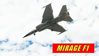 COOL Sound of the French Fighter Jet Mirage F1 at Luke AFB