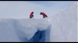 Giant Chasm in Antarctica, up close and personal