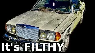 Power Washing Years Of Grime Off My 40 Year Old Mercedes!