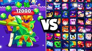 SOVEREIGN RICO vs ALL BRAWLERS! With 16 POWER-UPs! | Brawl Stars