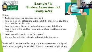 What roles does self-assessment play in improving group work in the lab?