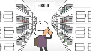 Select the amount of cement glue and trowel type