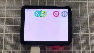 Arduino_GFX LilyGo T4 S3 AMOLED RM690B0@600x450 LVGL benchmark