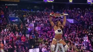 Bianca Belair Defeats Bayley In The First Ever Women's Ladder Match!!