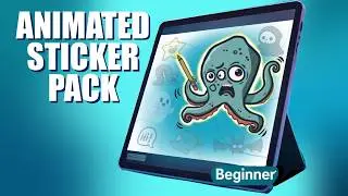 Make Animated Stickers on iPad (Procreate & Dreams)