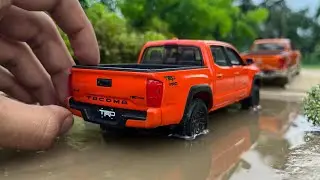 Mini Toyota Tacoma TRD Pro | Off roading | Diecast Scale Model Unboxing