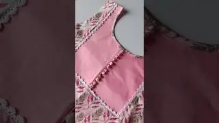 Double Neck Design Cutting And Stitching ✨