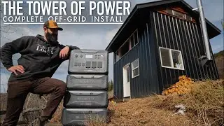 Using a Portable Battery Bank for Complete Off-Grid Power - The Full Install