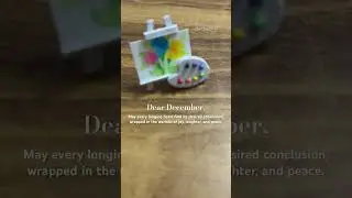 Last month of the Year 🌈|Dear December 🎄🎅| painting 