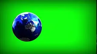 (Free video) green screen globe 3d -  3d model earth world geography education