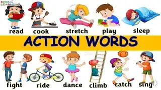 Action Verbs | Action words ITop 60+ Action words I Kids English Vocabulary #actionwords #doingwords