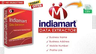 How to extract data from indiamart | indiamart data extractor 