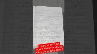 #term1 Class 10 Important Figure Based MCQ History And Map Work Of Geography Term-1