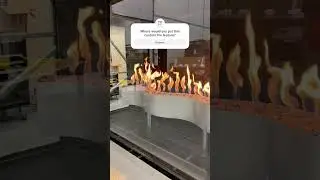 Have you ever seen a fire feature with a custom wave burner?