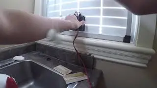 mounting a solar panel inside window