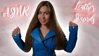 [ASMR] TINGLY LEATHER JACKET 🧥 Tapping, Scratching, Crincles, and Leather Envelopes