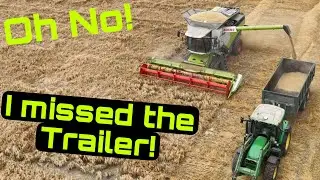 Claas Combine Harvester is Back! Spring Barley, and My Mess Up!