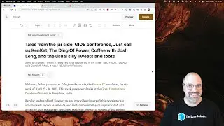 GIDS, KenKat, The Ding of Power, Coffee + Software with Josh Long, and more Tweets and Toots