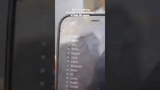 " ... 22 or something... "Proceeds to scroll throughat least 60 names.