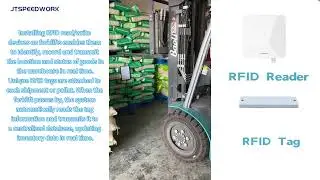 Installing RFID readers on forklifts enables them to transmit the location of goods
