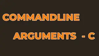 Command Line arguments | CTutorial | UGC NET Computer science