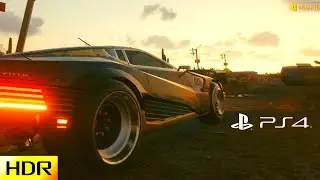 CYBERPUNK 2077 NEW PATCH 1.52 UPDATE - PS4 Slim Gameplay Performance & Graphics Test #32